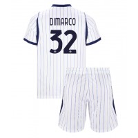Dětský fotbalový dres Inter Milan Federico Dimarco #32 2026-27 Venkovní Krátký Rukáv (+ trenýrky)